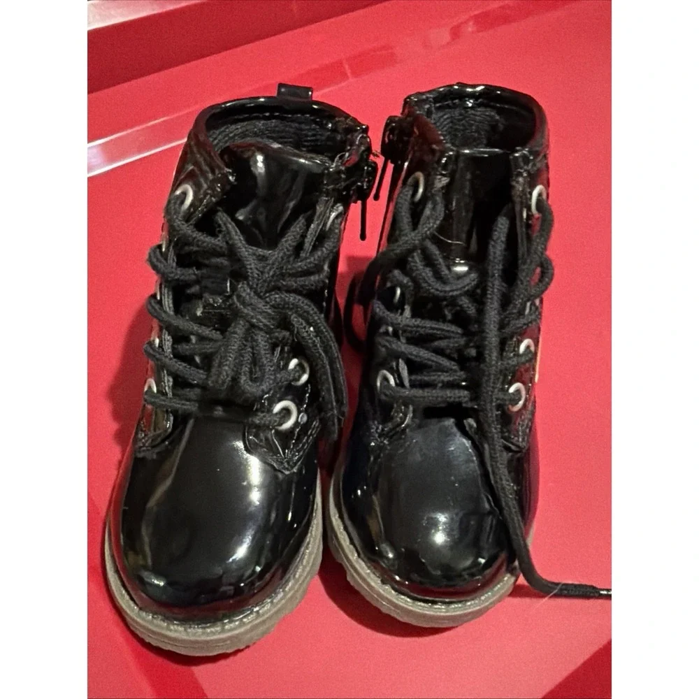 Carter's Aubrey Girls Black Aubrey Toddler Boots Size 5